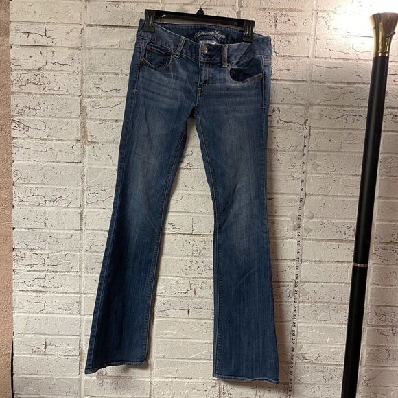 American Eagle Super Stretch Blue Denim Jeans 4 - Picture 2 of 10